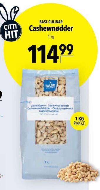 Citti Cashewnødder tilbud