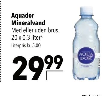 Citti Aquador Mineralvand tilbud