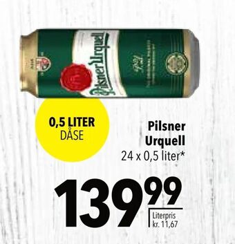 Citti Pilsner Urquell tilbud