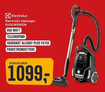 Skousen Electrolux støvsuger EUOC9GREEN tilbud