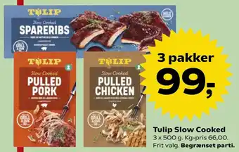 SuperBrugsen Tulip Slow Cooked 3x500g tilbud