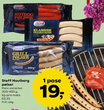 SuperBrugsen Steff Houlberg Pølser 300-450g tilbud