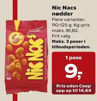 Nic Nacs Nødder 110-125g