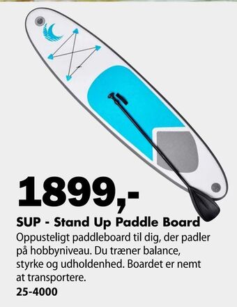 Biltema SUP - Stand Up Paddle Board tilbud