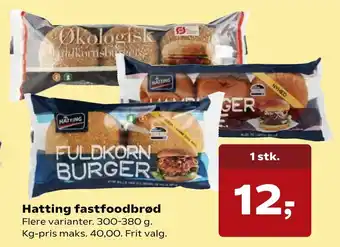 SuperBrugsen Hatting Fastfoodbrød 300-380g tilbud