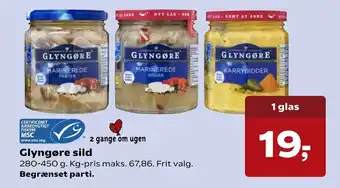 SuperBrugsen Glyngøre Sild 280-450g tilbud