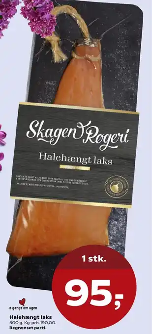 SuperBrugsen Halehængt Laks 500g tilbud