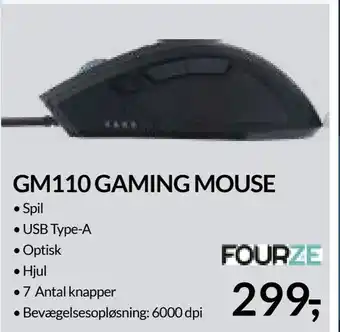 LabTech Data Gm110 gaming mouse tilbud