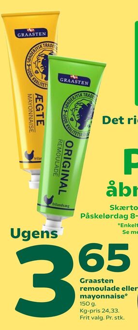Coop 365 Graasten remoulade eller mayonnaise tilbud