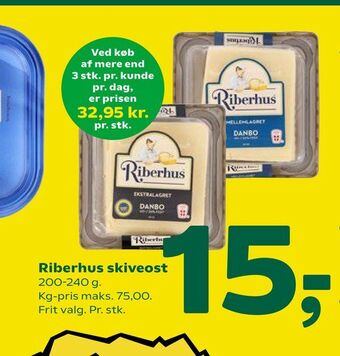 Coop 365 Riberhus skiveost tilbud
