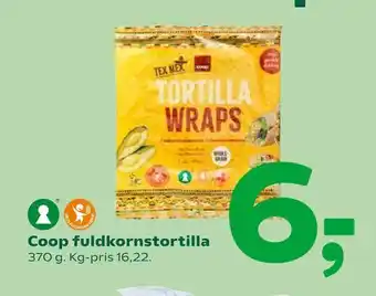 Coop 365 Coop fuldkornstortilla tilbud