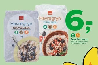 Coop 365 Coop havregryn tilbud