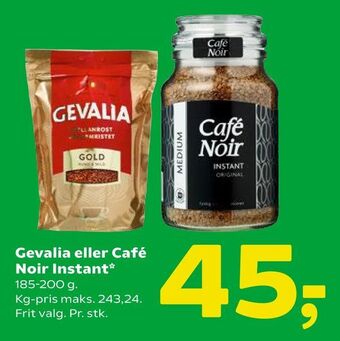 Coop 365 Gevalia eller Café Noir Instant tilbud