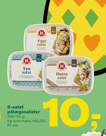 Coop 365 K-salat pålægssalater tilbud