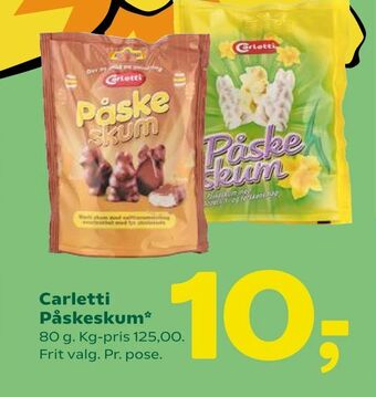 Coop 365 Carletti Påskeskum tilbud