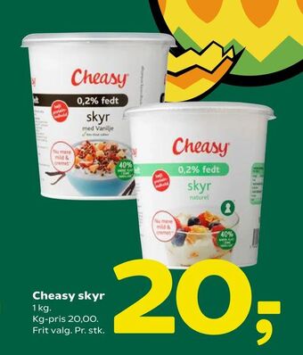 Coop 365 Cheasy skyr tilbud