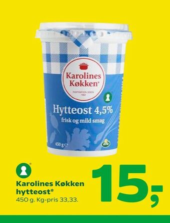 Coop 365 Karolines Køkken hytteost tilbud