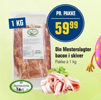 Otto Duborg Din Mesterslagter bacon i skiver tilbud