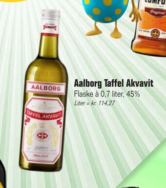 Otto Duborg Aalborg Taffel Akvavit tilbud