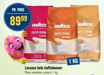 Otto Duborg Lavazza hele kaffebønner tilbud
