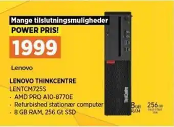 Power Lenovo Thinkcentre LENTCM725S tilbud