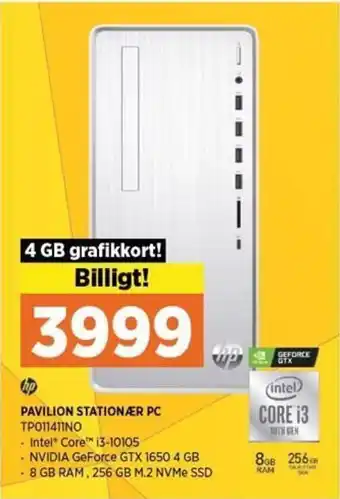 Power Pavilion Stationær PC TPO11411NO tilbud