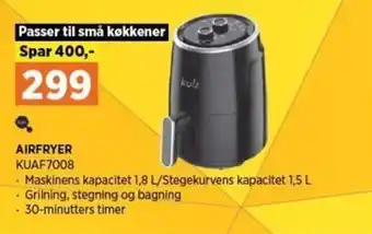 Power Airfryer KUAF7008 tilbud