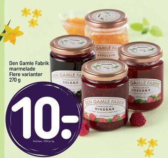 REMA 1000 Den Gamle Fabrik marmelade tilbud