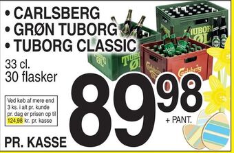 ABC Lavpris Carlsberg • grøn tuborg • tuborg classic tilbud