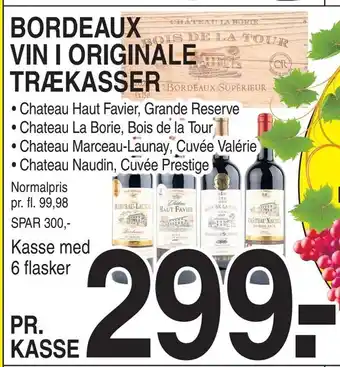 ABC Lavpris Bordeaux vin i originale trækasser tilbud