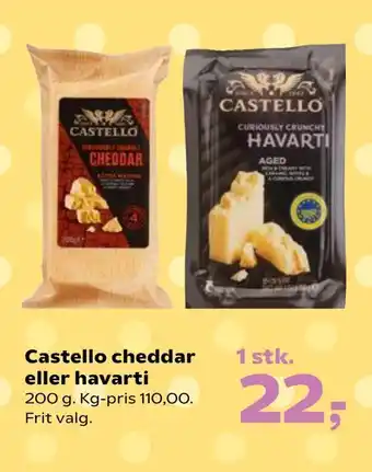 Castello cheddar eller havarti