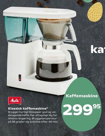 Kvickly Klassisk kaffemaskine tilbud
