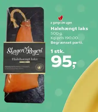 Kvickly Halehængt laks tilbud