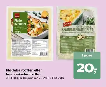Kvickly Flødekartofler eller bearnaisekartofler tilbud