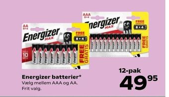 Kvickly Energizer batterier tilbud