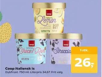 Kvickly Coop italiensk is tilbud