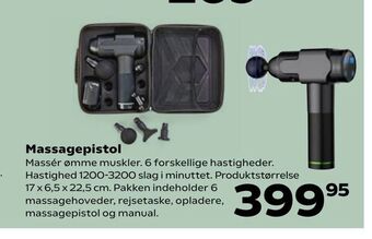 Kvickly Massagepistol tilbud