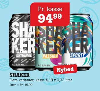 Poetzsch Padborg Shaker tilbud