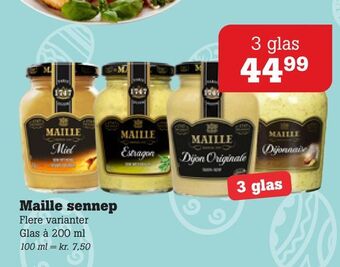 Poetzsch Padborg Maille sennep tilbud