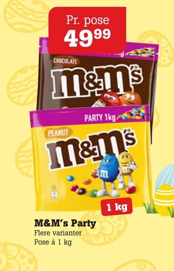 Poetzsch Padborg M&M's Party tilbud