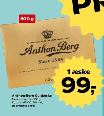 SuperBrugsen Anthon Berg Guldæske tilbud