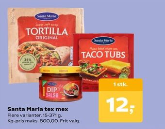 SuperBrugsen Santa Maria tex mex tilbud