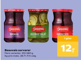 SuperBrugsen Beauvais survarer tilbud
