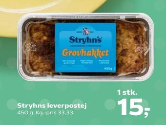 SuperBrugsen Stryhns leverpostej tilbud