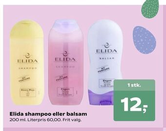 SuperBrugsen Elida shampoo eller balsam tilbud