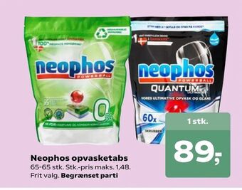 SuperBrugsen Neophos opvasketabs tilbud