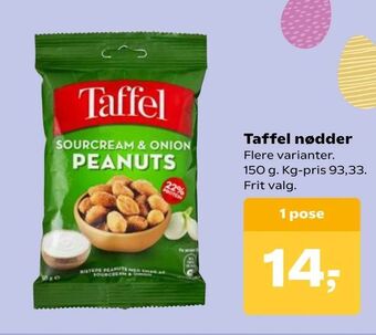 SuperBrugsen Taffel nødder tilbud