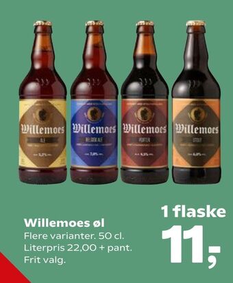 SuperBrugsen Willemoes øl tilbud