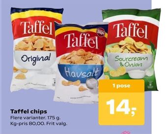 SuperBrugsen Taffel chips tilbud