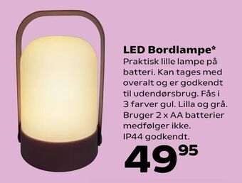 SuperBrugsen LED Bordlampe tilbud